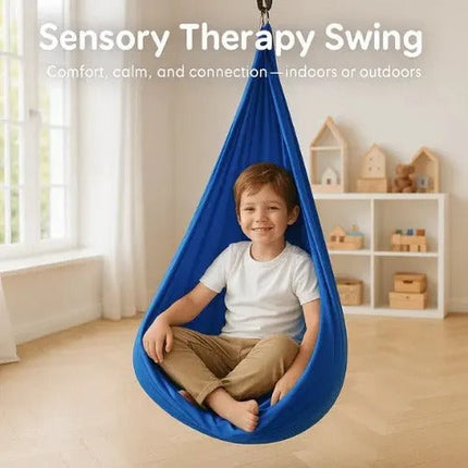 Sensory Swing | Enclosed Therapeutic Swing with High Load Capacity | Versatile Indoor and Outdoor Use 5