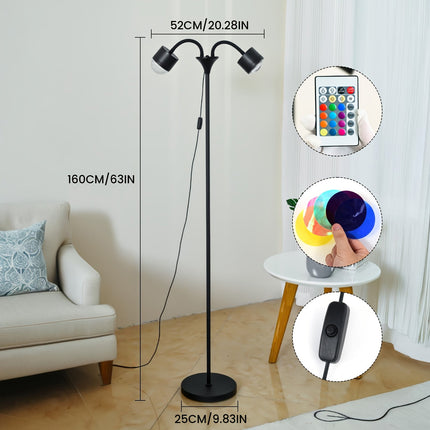 Serene Horizon | Dual RGB Mood Projector with 360° Rotation | Customizable Lighting for Enchanting Ambience 3