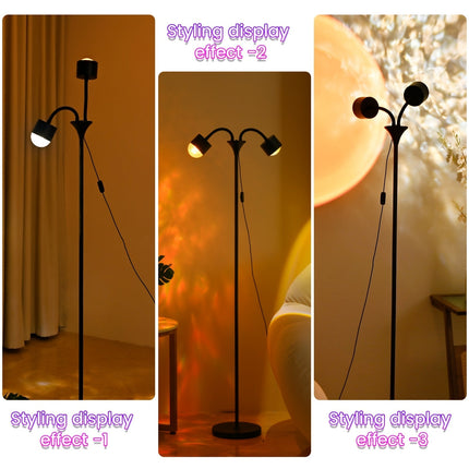 Serene Horizon | Dual RGB Mood Projector with 360° Rotation | Customizable Lighting for Enchanting Ambience 5