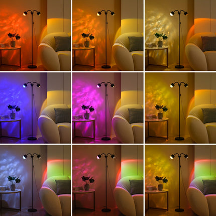Serene Horizon | Dual RGB Mood Projector with 360° Rotation | Customizable Lighting for Enchanting Ambience 6