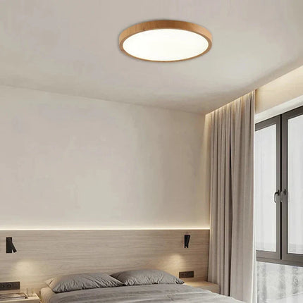Serene Light | Ultra-Thin Flush Mount with Japandi-Inspired Design | Soft Ambient Illumination for Modern Spaces 2