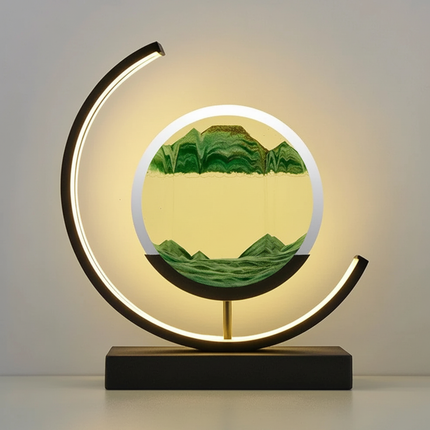 Serenity Collection | Table Lamp with Calming Glow & Unique Sand Design | Bedroom Lamps for Tranquil Spaces 1
