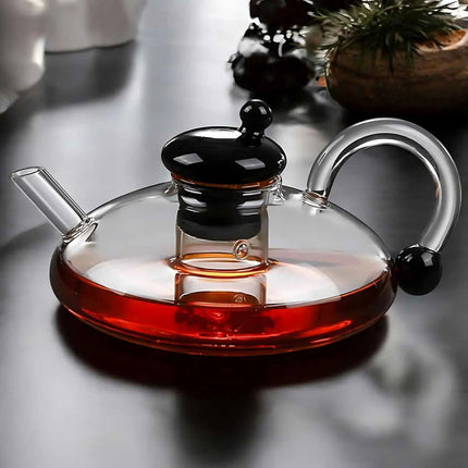 Glass Teapot Set 20 oz, Tea Infuser Teapot – image 8