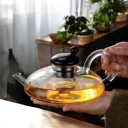 Glass Teapot Set 20 oz, Tea Infuser Teapot