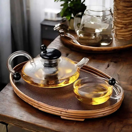 Glass Teapot Set 20 oz, Borosilicate Teapot with Filter – image 7