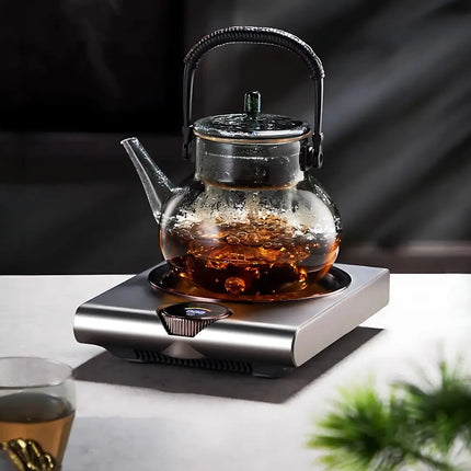Electric Hot Plate for Tea, Single Burner Electric Cooktop with Touch Control – image 6
