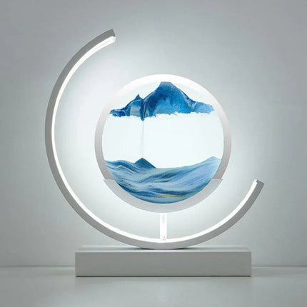 Serenova | Sand Landscape Lamp with Soft Light & Calming Atmosphere | Handmade Decorative Artwork for Tranquility 4