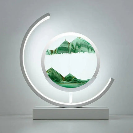Serenova | Sand Landscape Lamp with Soft Light & Calming Atmosphere | Handmade Decorative Artwork for Tranquility 5