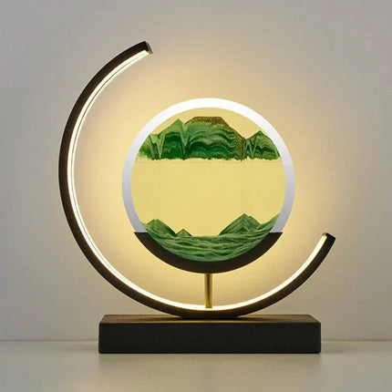 Serenova | Table Lamp with Soft Ambient Light & Handmade Design | Tranquil Bedside Decor for Relaxation 1