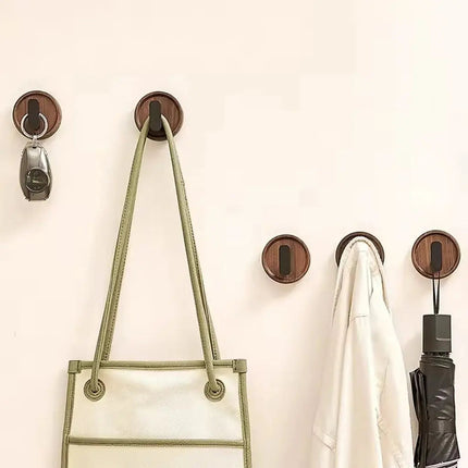 Wooden Wall Hooks, Decorative Wall Hooks with Floating Design for Modern Wall Decor – image 4