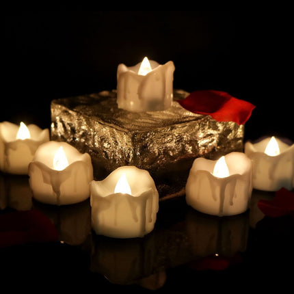 Flameless LED Candles with Flickering Light Effect | Safe & Cozy Decorative Lighting for Home