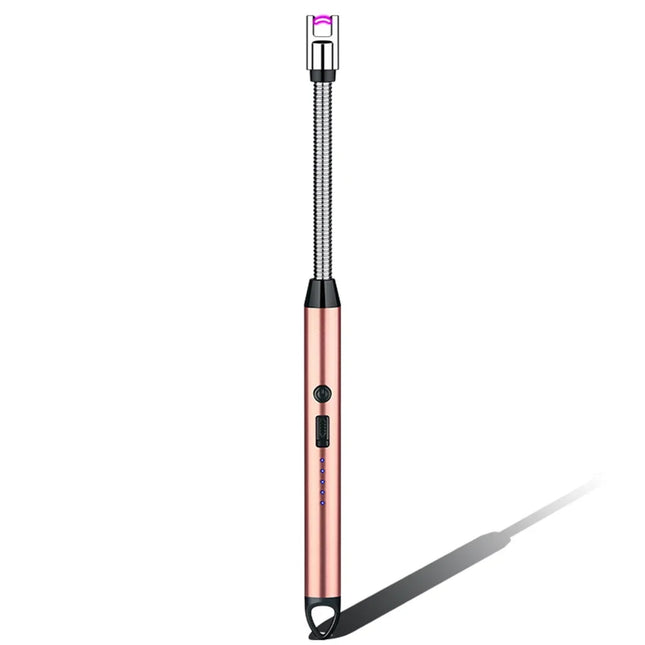 Electric Lighter, Rechargeable Lighter with USB Charging, Windproof Plasma Arc Lighter for Travel and Outdoor Use