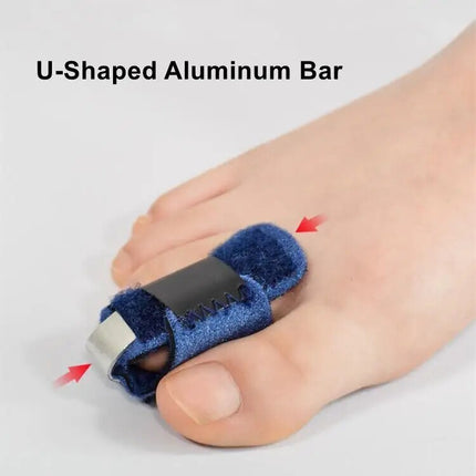 Broken Toe Splint with Aluminum Bar, Foot Care Support for Left or Right Foot – image 8