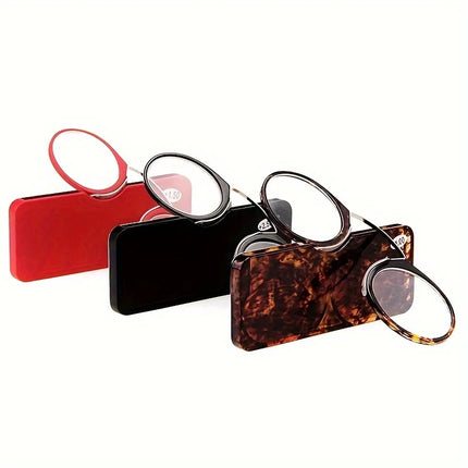 Ultra Thin Reading Glasses with Case, Stylish Reading Glasses with Acetate Frame – image 4
