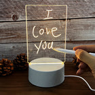 Lighted Message Board with Acrylic Display | Versatile Task Tracker for Stylish Home Communication