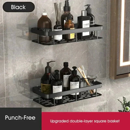 Bathroom Shelf No Drill, Adhesive Shower Caddy – image 10