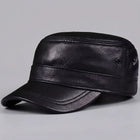 Sheepskin Cadet Cap | Structured Design with Short Brim | Stylish Headwear for Riders 0
