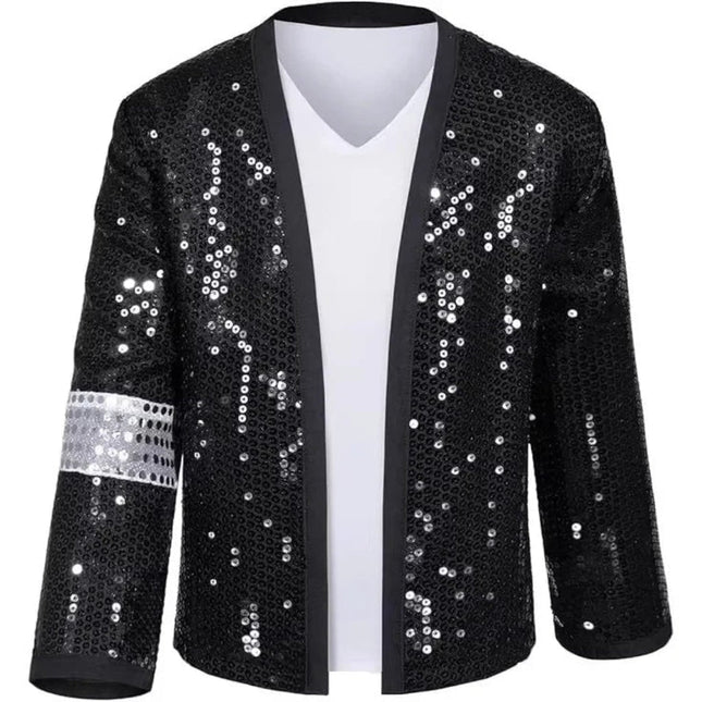 Shimmering Sequin Costume Set for Performances with Comfortable Fit | Versatile Outfit for Halloween and Themed Parties 1