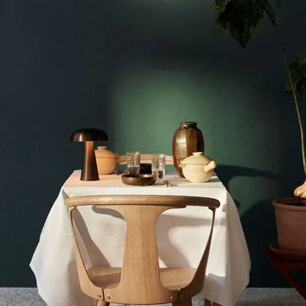 ShroomLite | Portable Table Lamp with Rechargeable Battery & Adjustable Brightness | Elegant Design for Any Room 4
