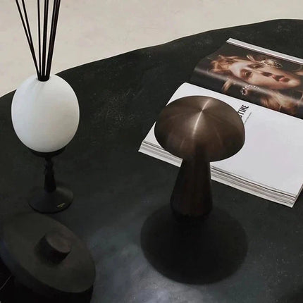 ShroomLite | Portable Table Lamp with Rechargeable Battery & Adjustable Brightness | Elegant Design for Any Room 5