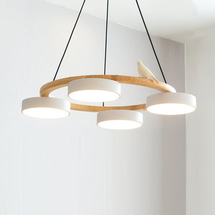 SiennaBird | Elegant Gold Modern Round Dining Room Chandelier 0