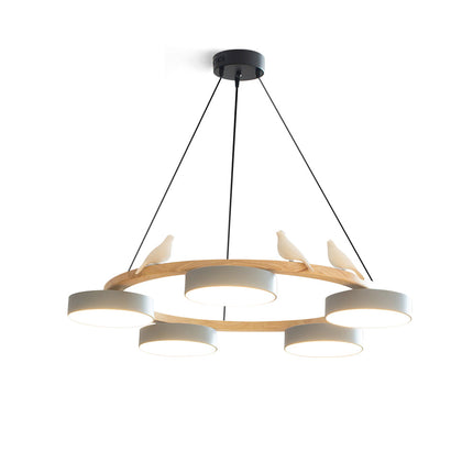 SiennaBird | Elegant Gold Modern Round Dining Room Chandelier 1