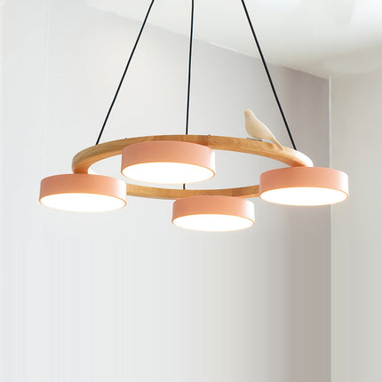 SiennaBird | Elegant Gold Modern Round Dining Room Chandelier 11