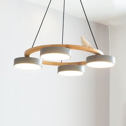 SiennaBird | Elegant Gold Modern Round Dining Room Chandelier 13