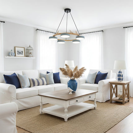 SiennaBird | Elegant Gold Modern Round Dining Room Chandelier 19
