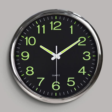 Silent LED | Modern Wall Clock with Bright Illumination | 12-Inch Design for Distraction-Free Learning 0