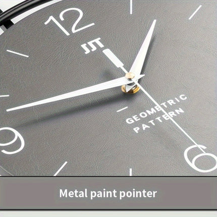 Silent Scandinavian Wall Clock | Modern Design with Large Easy-Read Numbers | Durable Iron Frame for Tranquil Interiors 6