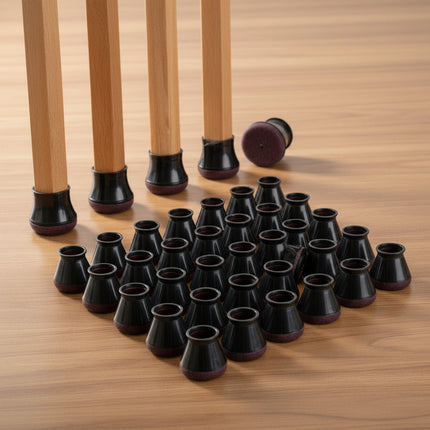 Silicone Chair Leg Floor Protectors with Anti-Scratch Design | Durable Covers for Noise Reduction and Floor Protection 0