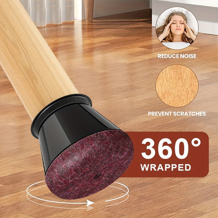 Silicone Chair Leg Floor Protectors with Anti-Scratch Design | Durable Covers for Noise Reduction and Floor Protection 2