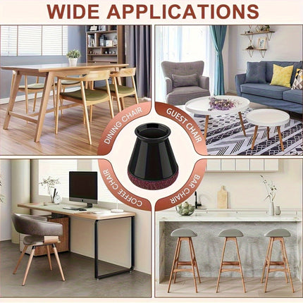 Silicone Chair Leg Floor Protectors with Anti-Scratch Design | Durable Covers for Noise Reduction and Floor Protection 5