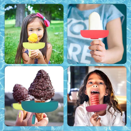 Silicone Ice Cream Cone Holder with No-Drip Design | Reusable & Easy to Clean for Mess-Free Enjoyment 3