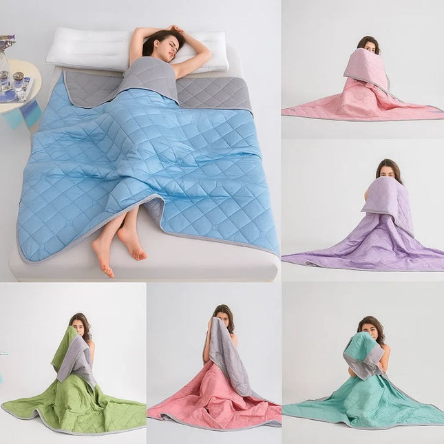 SilkCool | Cooling Blanket with Instant Cooling Technology | Hypoallergenic Comfort for Sensitive Skin 1