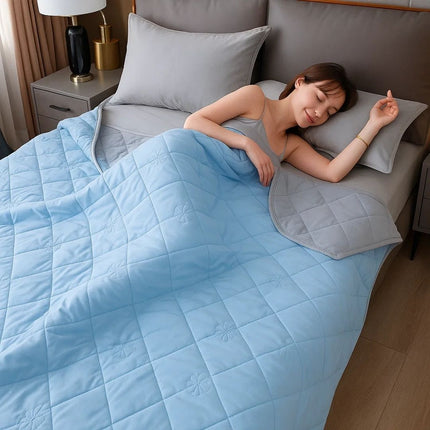 SilkCool | Cooling Blanket with Instant Cooling Technology | Hypoallergenic Comfort for Sensitive Skin 2