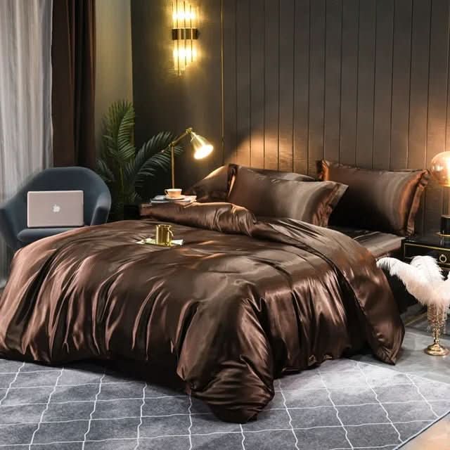 Silk Comfort | Luxurious Silk Duvet Cover for Ultimate Sleep Experience | Breathable and Temperature-Regulating Design 0