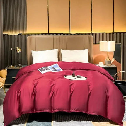 Silkyra | Luxurious Mulberry Silk Duvet Cover with Zipper Closure | Elegant Design for Ultimate Comfort 4