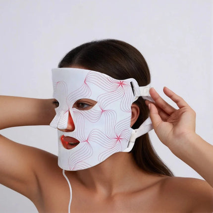 Red Light Therapy Face Mask with 6 Advanced Skincare Modes | Portable Device for Skin Rejuvenation and Anti-Aging