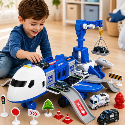 SkyMission | Adventure Airplane Playset with Multi-Vehicle Fun | Creative Role Play for Imaginative Exploration 1
