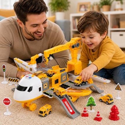 SkyMission | Adventure Airplane Playset with Multi-Vehicle Fun | Creative Role Play for Imaginative Exploration 3