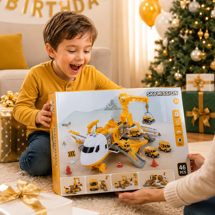 SkyMission | Adventure Airplane Playset with Multi-Vehicle Fun | Creative Role Play for Imaginative Exploration 6
