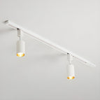 Small 2-lights: Diameter L 39 in x H 9 in / White / Warm Light