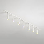Large 7-lights: Diameter 59 in x H 11 in / White / Warm Light