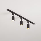 Small 3-lights: Diameter L 39 in x H 9 in / Black / Warm Light