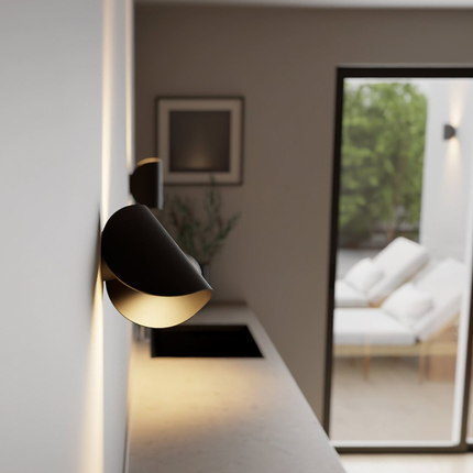 Sleek Semi-Circle Wall Sconce | Modern Minimalist Design with Dual Directional Light for Dynamic Illumination 6