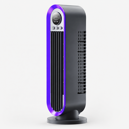 Sleek Tower Fan | Quiet Oscillating Fan with Remote Control | Efficient Cooling for Home Comfort 2