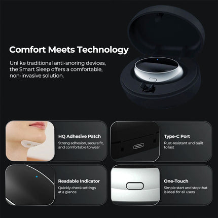 Sleep Aid | Anti-Snoring Chin Clip Device with Soft Ergonomic Design | Non-Invasive Support for Quieter Nights 4