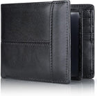 SlimArmor | RFID-Blocking Leather Bifold Wallet for Men with 16 Card Slots | Durable Design for Everyday Use 0
